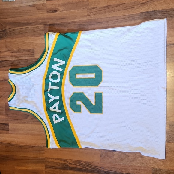 Gary Payton Seattle SuperSonics Mitchell & Ness Swingman Basketball Jersey #20 - Picture 6 of 12